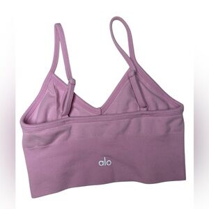 Alo Yoga Ribbed Bra 🤍 Pink